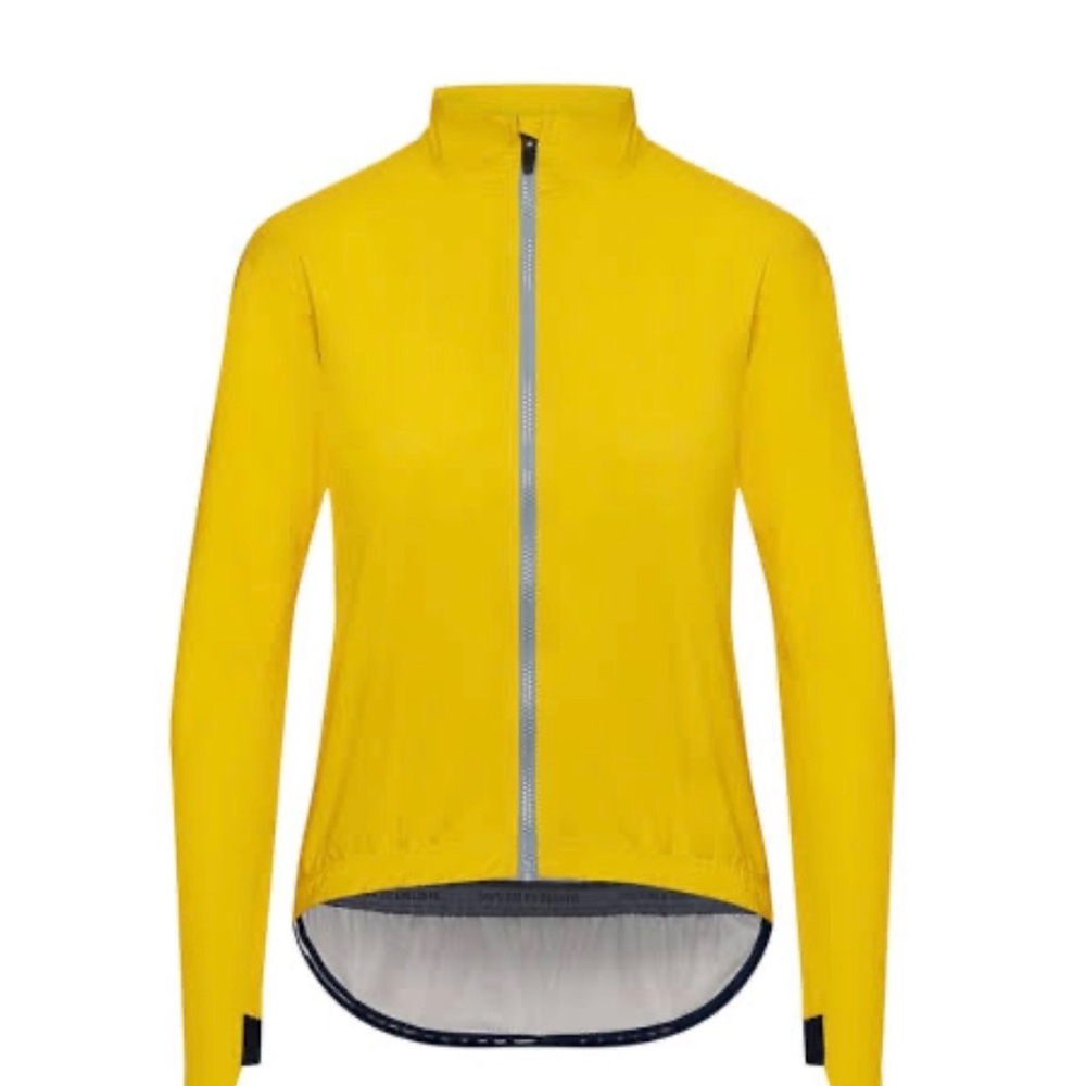 Cafe Du Cycliste Suzette Rain Jacket Lemon Chrome Medium